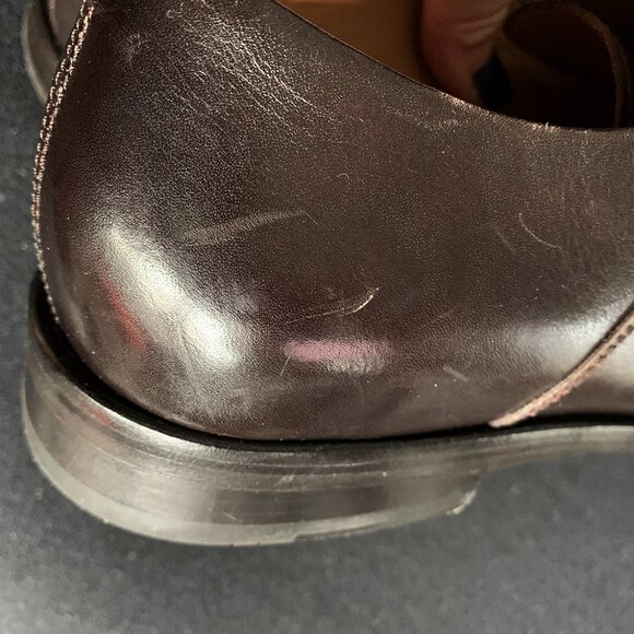 Brooks Brothers Men's "Carnegie" Dark Brown Lace Up Oxford Dress Shoes Size:12 - Picture 8 of 13